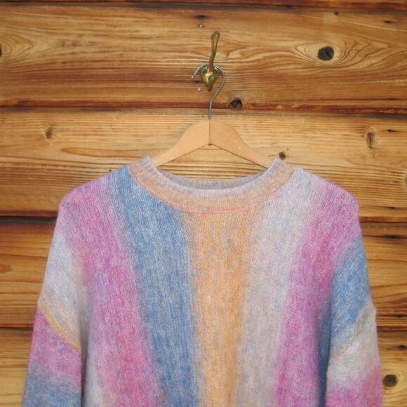 Colorful Angora Blend Sweater - Picture 3 of 7
